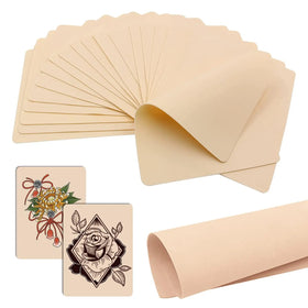 Tattoo Practice Skin Sheets (1–100PCS) – Double-Sided Synthetic Skin for Beginner & Professional Tattoo Artists